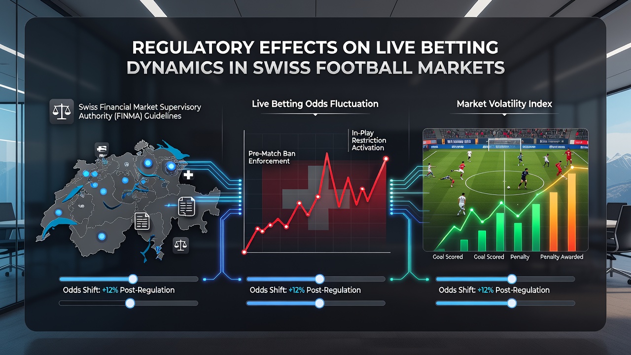 Data visualization of Swiss live betting volume trends under regulatory oversight
